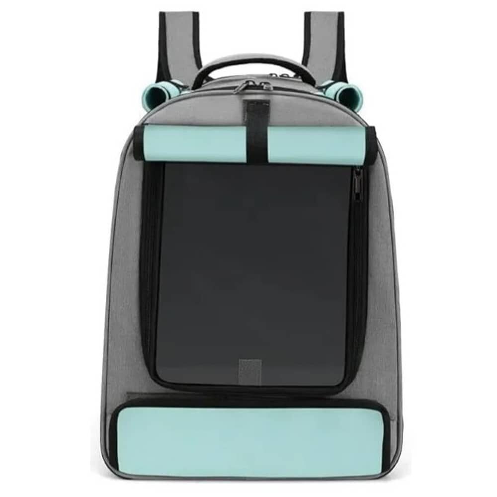 Mochila Bolso Transportes Malla Mascotas Perros Gatos Xl Celeste image number 0.0