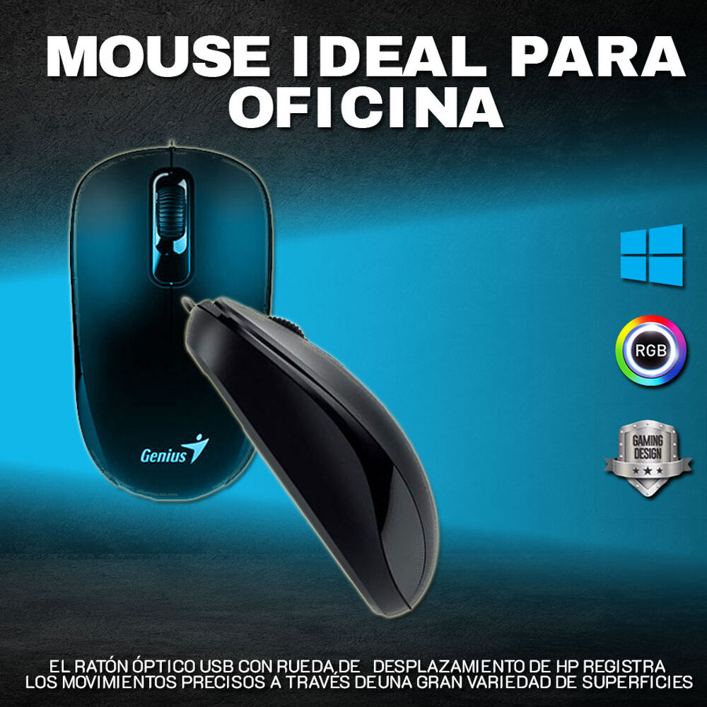 Mouse Genius Dx-110 Usb 3 Botones 1000 Dpi image number 3.0