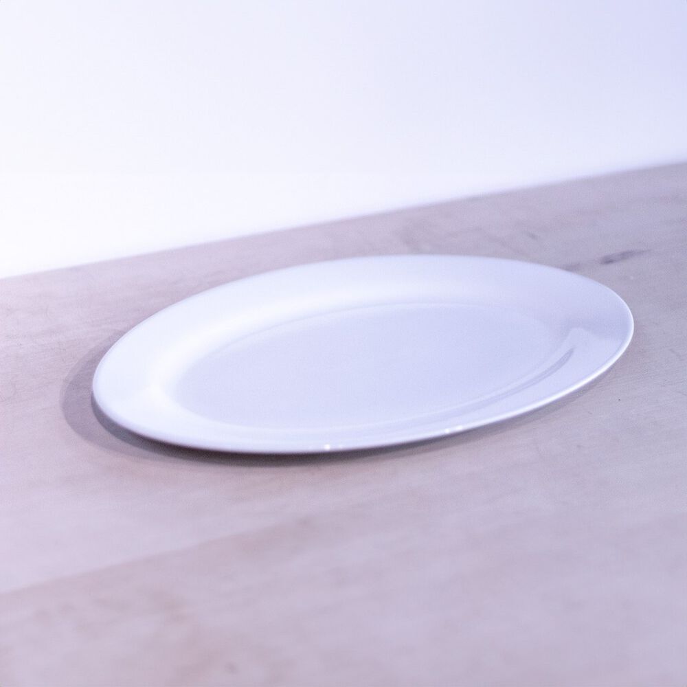Set De 6 Plato Ovalado Porcelana 35 Cm Linea Tower image number 2.0