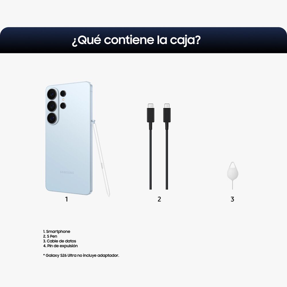 Galaxy S26 Ultra Azul Cielo Dual Sim 512 Gb 12 Gb image number 5.0