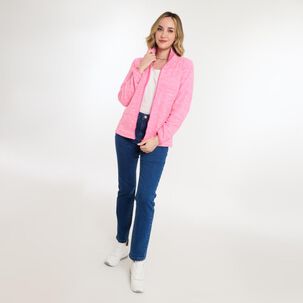 Polerón Básico Melange Cuello Redondo Mujer Geeps Polerón Básico Melange Cuello Redondo Mujer Geeps