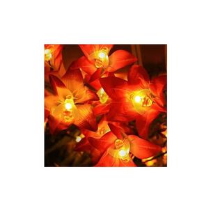 Cadena De Luces Solares De 30 Ledes Para Exterior Jard&iacute;n Luces Abeja