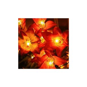 Cadena De Luces Solares De 30 Ledes Para Exterior Jard&iacute;n Luces Abeja