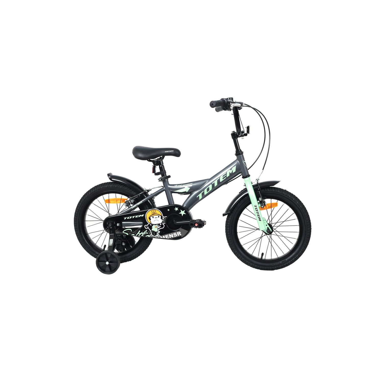 Bicicleta Totem Infantil Aro 16 Modelo Street Machine Gris image number 0.0