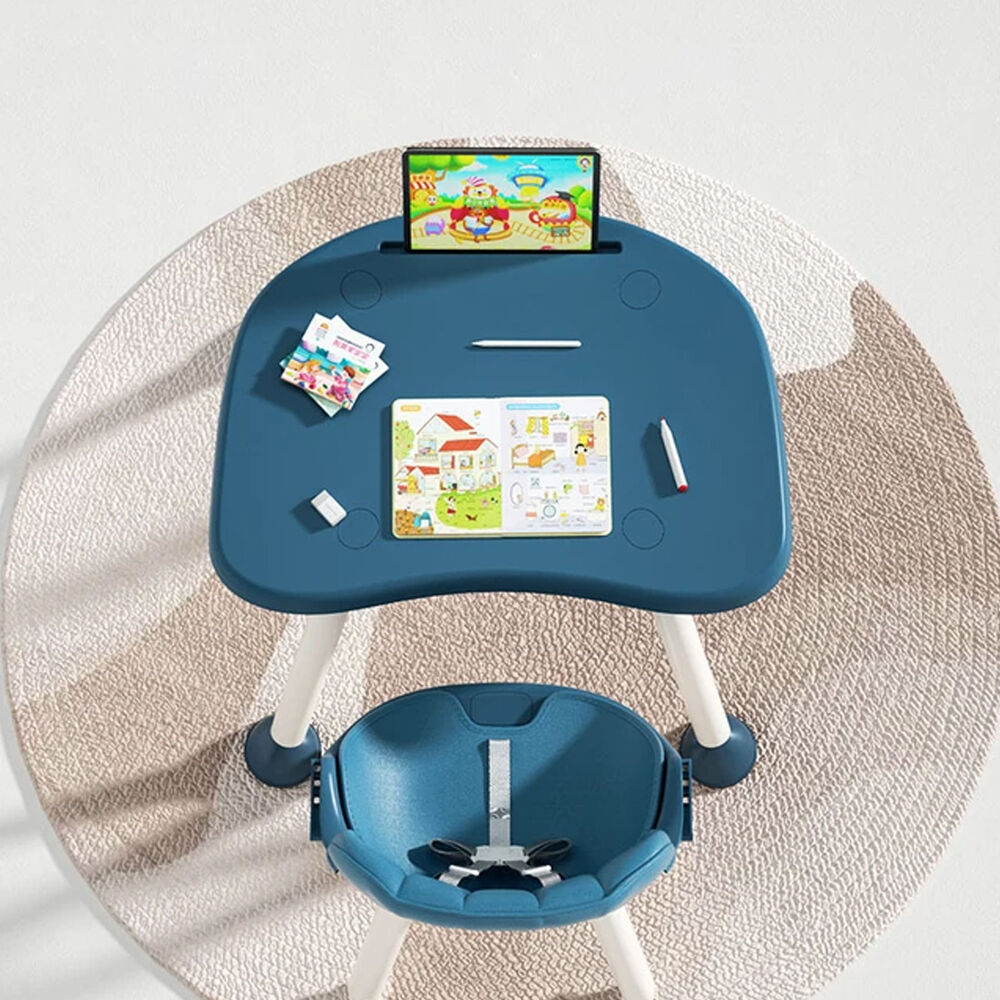 Silla De Comer Multi Etapas 4 En 1 Azul Babymine image number 3.0