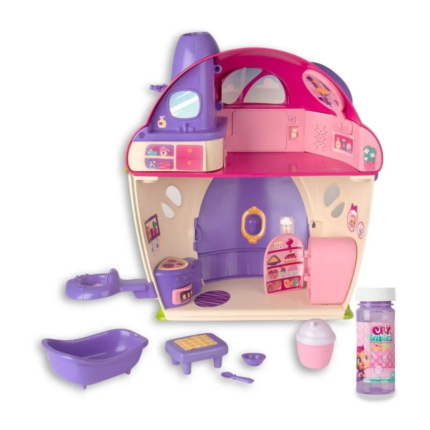 Juguete Super Casa De Kathie Con Accesorios Cry Babies image number 1.0