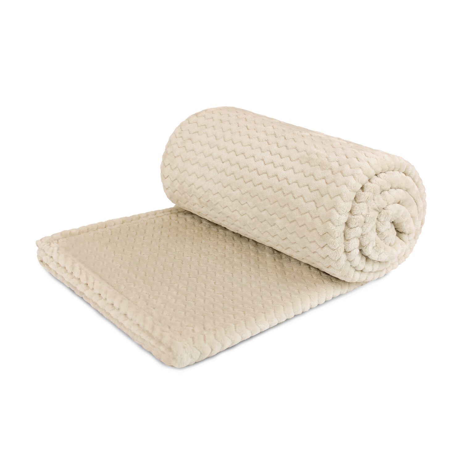 Pack 2 Mantas De Cama Nautica Home Jacquard Franela Suave 127x178cm image number 4.0
