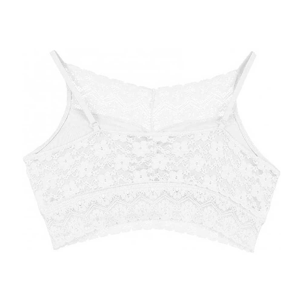 Top Encaje Recogido Blanco 2rios image number 1.0