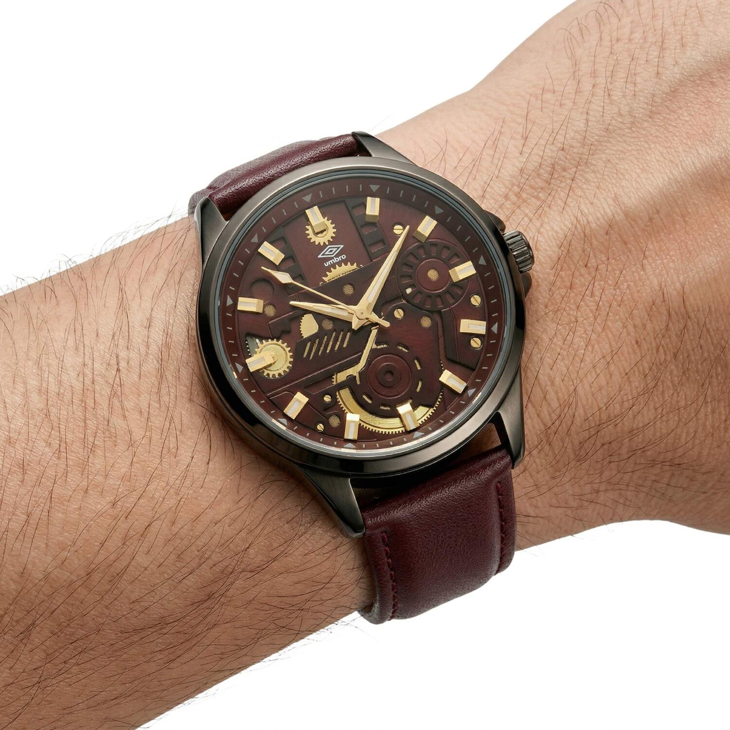 Reloj An&aacute;logo Hombre Umbro Plus Caf&eacute; Umbp-1500-73 image number 3.0