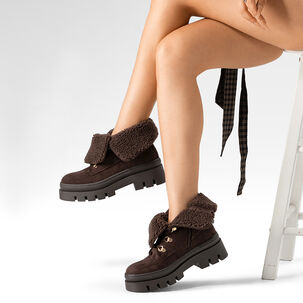 Botin Casual Mujer Plataforma Vintage Weide Hx503