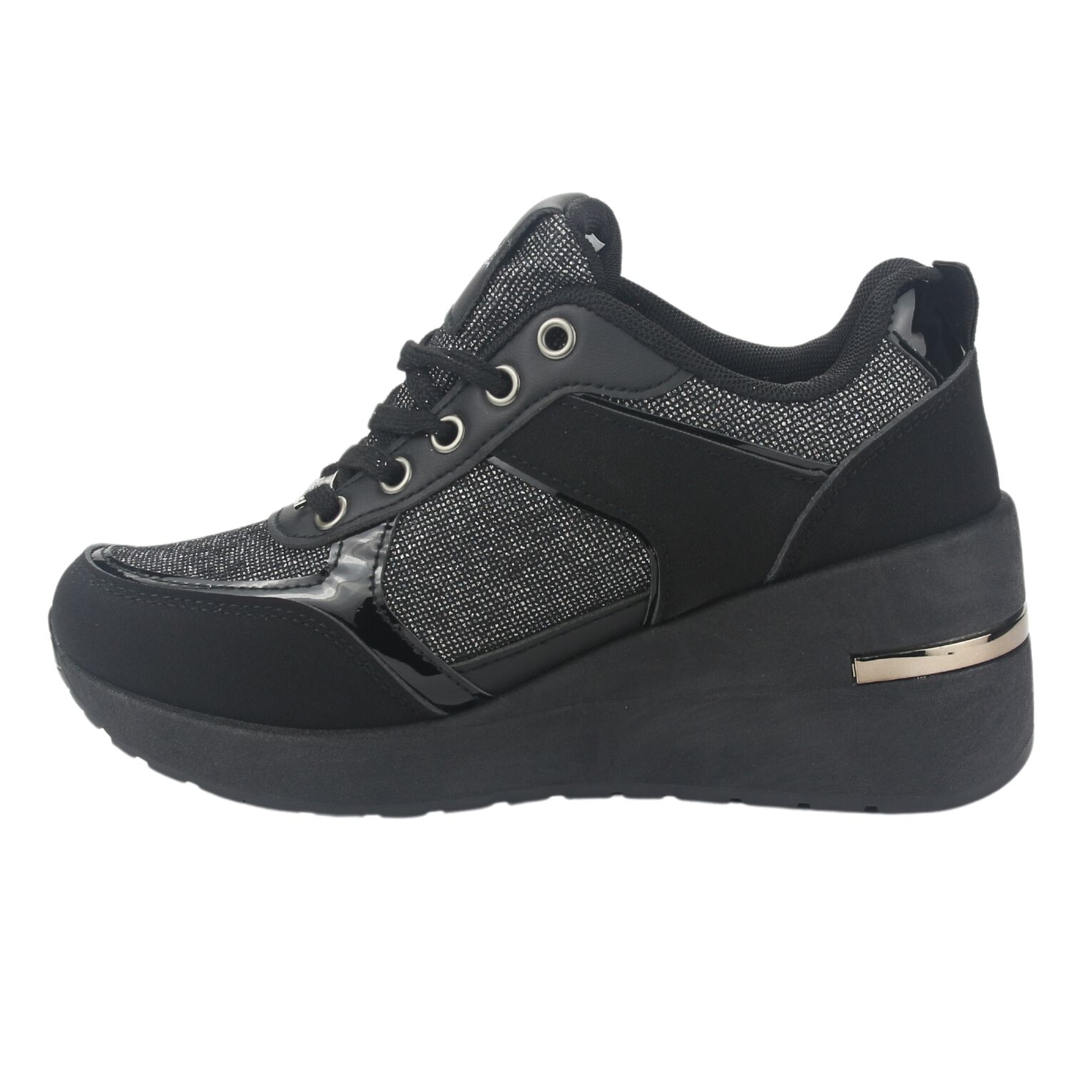 Zapatilla Chalada Mujer Bolki-1 Negro Urbano image number 1.0