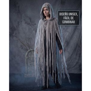 Disfraz Cosplay Capa De Terror Con Capucha Tunica Halloween Hollow Knight Anubis Momia