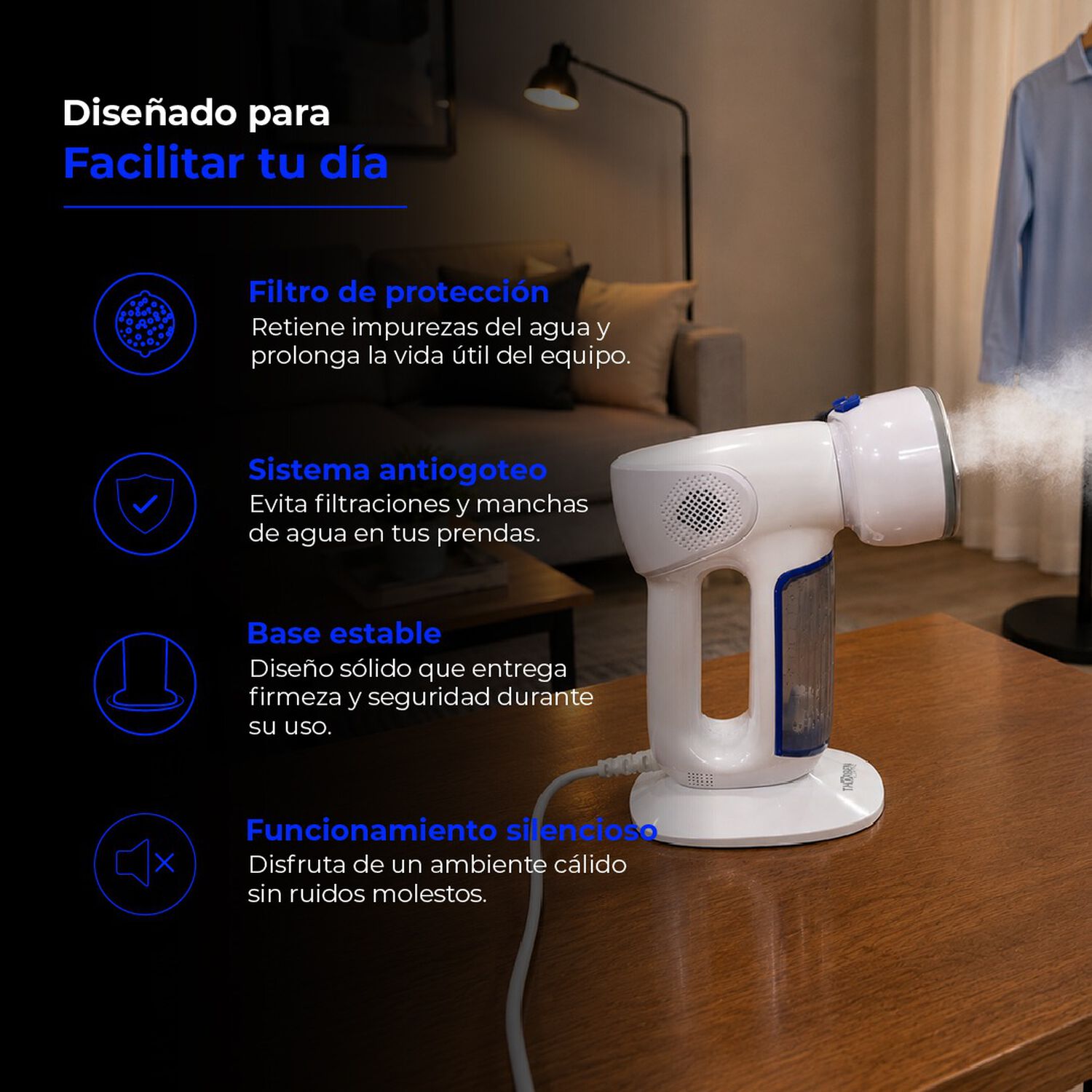 Plancha A Vapor Con Succi&oacute;n Thor Vacuum Steamer Pro image number 3.0