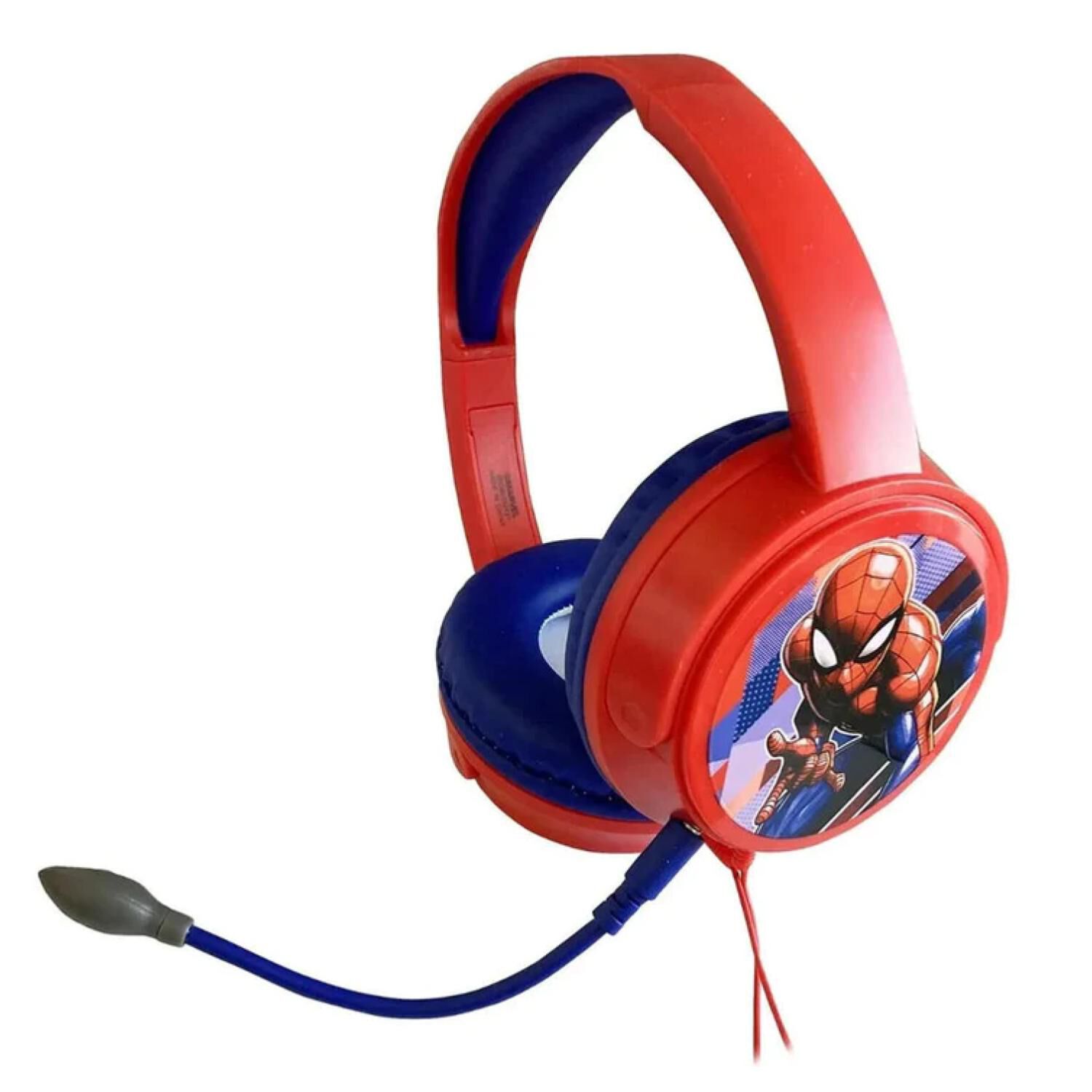 Audifono Gamer Infantil Overear Rojo Spider Man