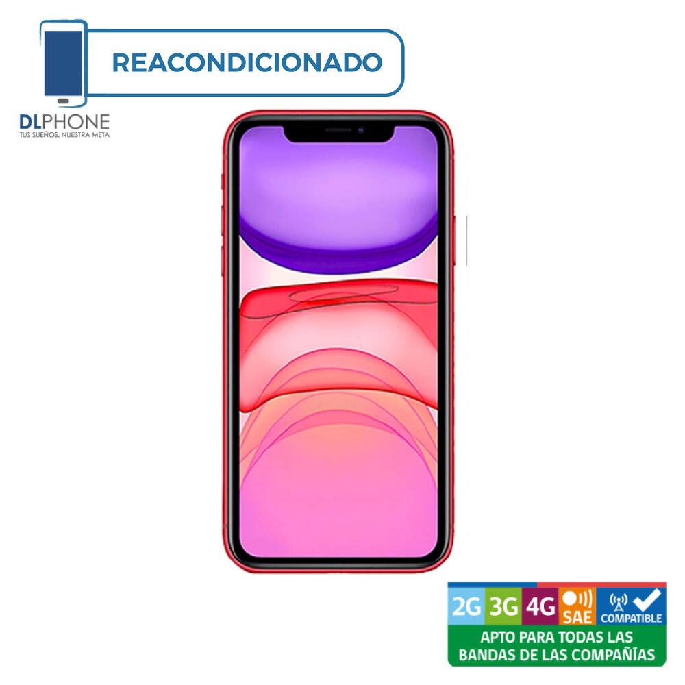  Iphone 11 64gb Rojo Reacondicionado image number 0.0