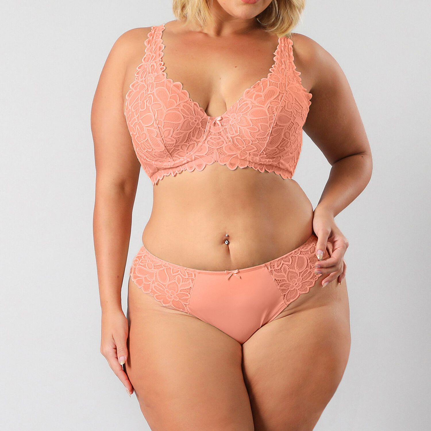 Sosten Bralette Encaje Flor Flores Mujer 13500-243 image number 3.0