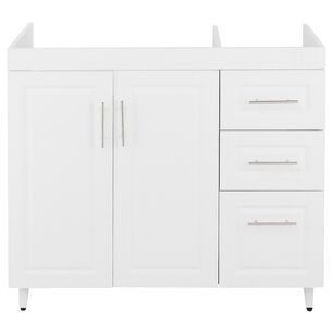 Mueble Para Lavaplato Blanco Domsa Modelo Pvc-pd-100 100x47x90cm