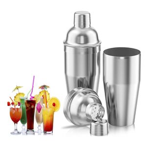 Coctelera Mezclador Acero Inoxidable 550ml Plateada