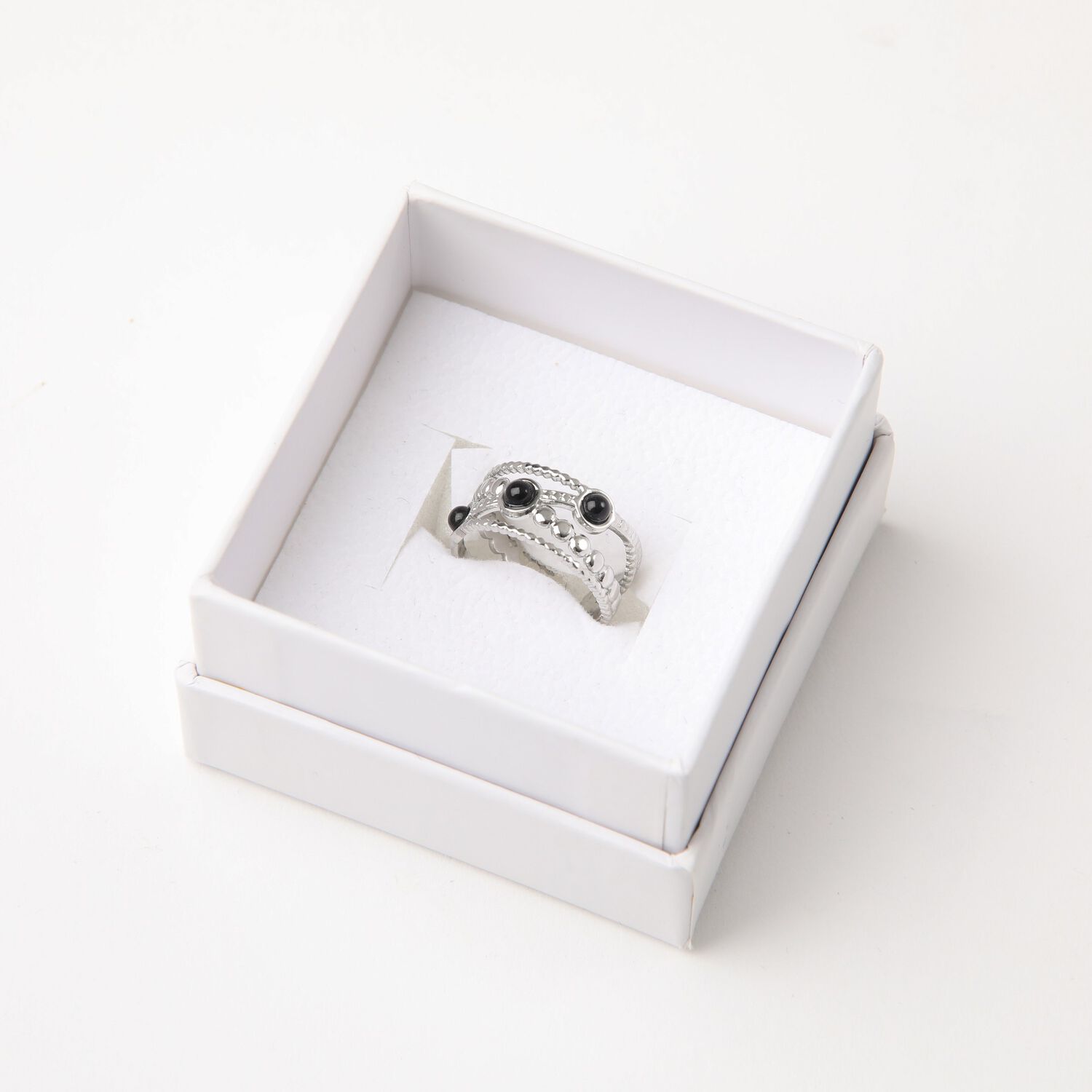 Anillo 19v69 Plateado Mujer Str084 image number 1.0