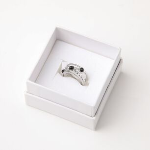 Anillo 19v69 Plateado Mujer Str084