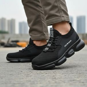Zapatillas De Seguridad Punta De Acero Trabajo Hombre
