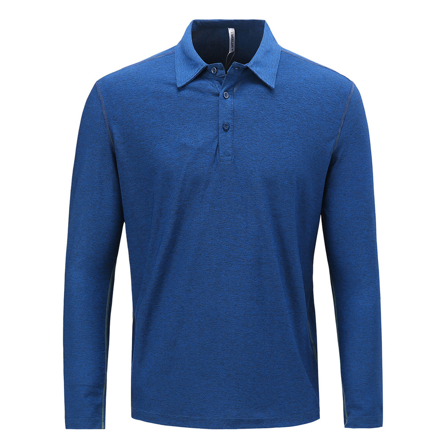Polera Dry Fit Manga Larga Con Cuello Pale Hombre image number 0.0