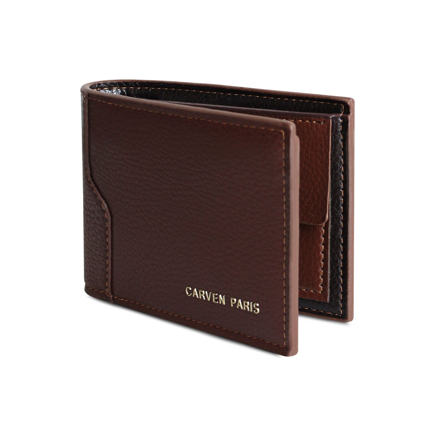 Billetera Hombre Dante Caf&eacute; Con Monedero Carven Paris image number 3.0
