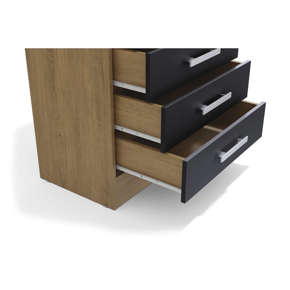 C&oacute;moda Yardas Carla Negro / Angel&iacute;n 5 Cajones image number 5.0