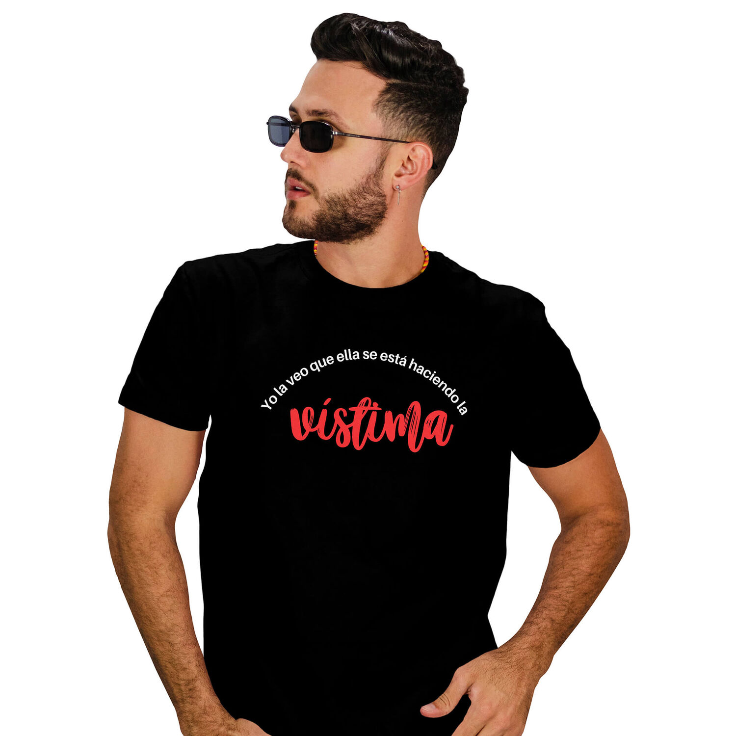 Polera Dise&ntilde;o Frases Chilenas Fiestas Patrias D11 image number 0.0