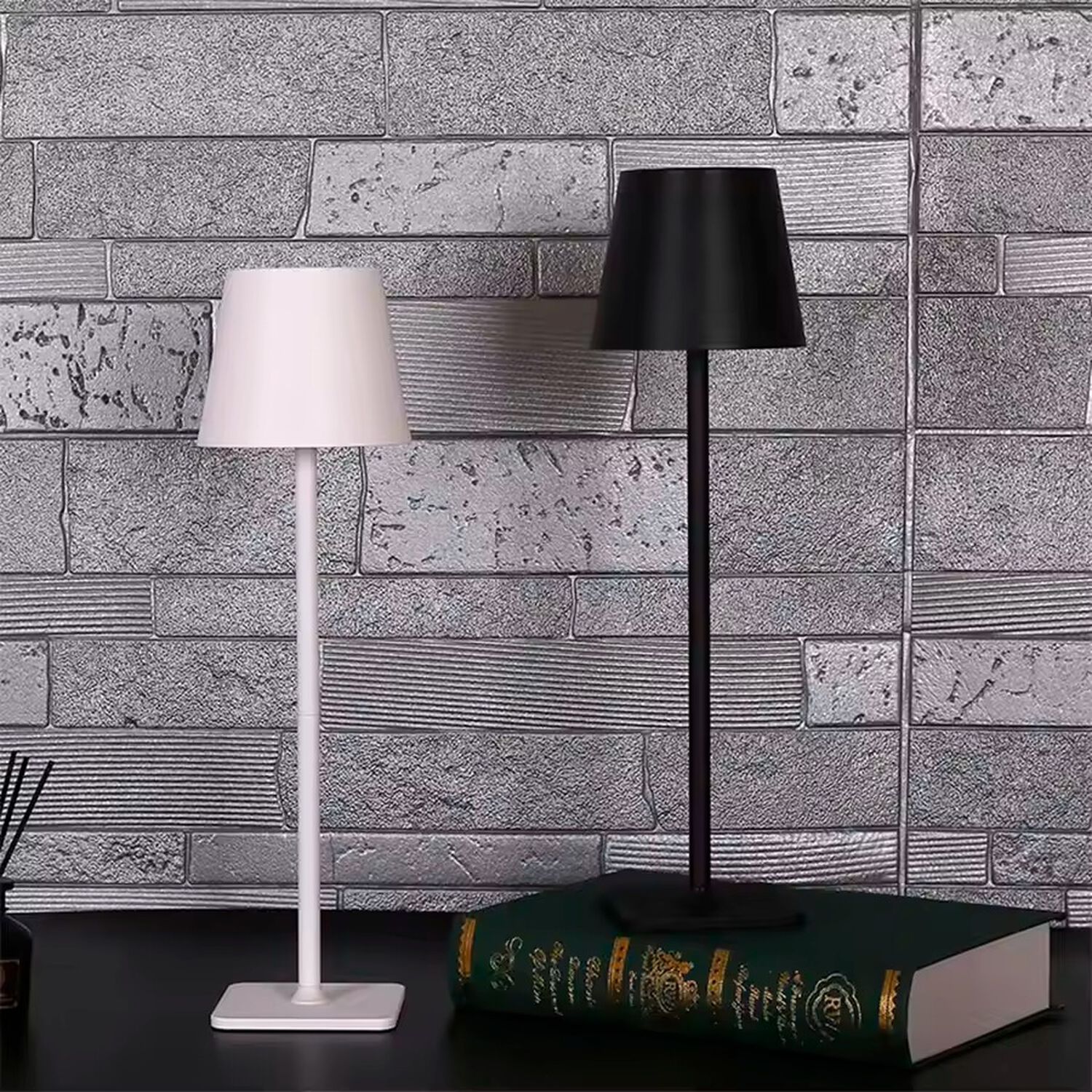 L&aacute;mpara Led Mesa Recargable Usb Inal&aacute;mbrica Minimalista image number 6.0