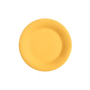 Set De 6 Plato Melamina Amarillo 14 Cm