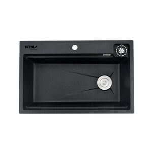 Lavaplatos Smart Wash Granito Negro + Grifer&iacute;a Fdv Deluxe