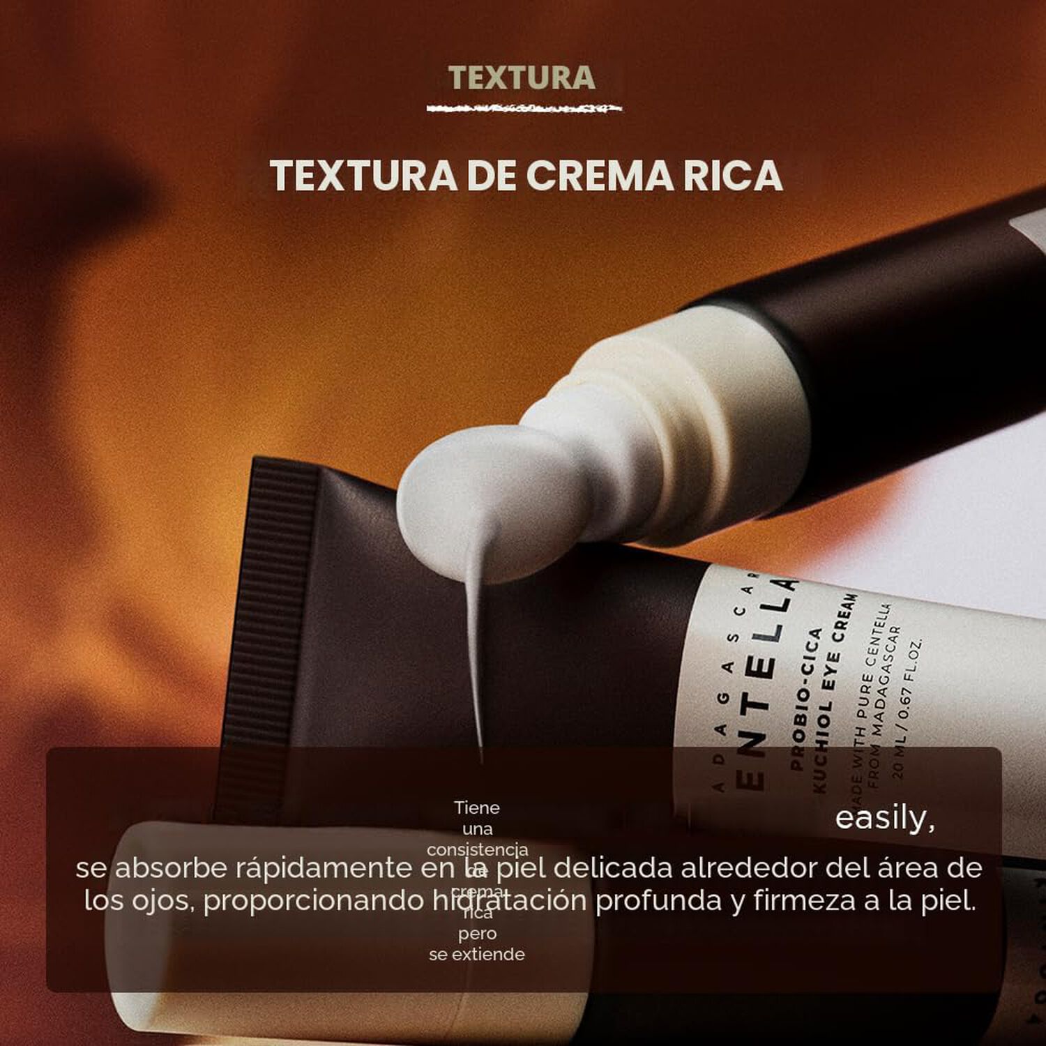 Madagascar Centella Probio-cica Bakuchiol Eye Cream (skin1004) - 20ml Crema Antiedad Contorno De Ojos Con Bakuchiol image number 2.0