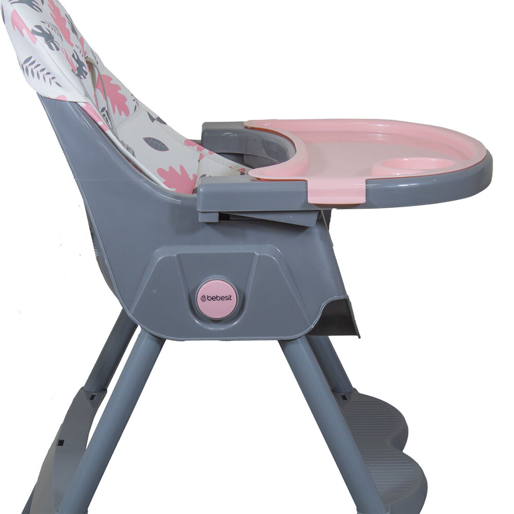 Silla De Comer Steps Rosada Bebesit image number 5.0