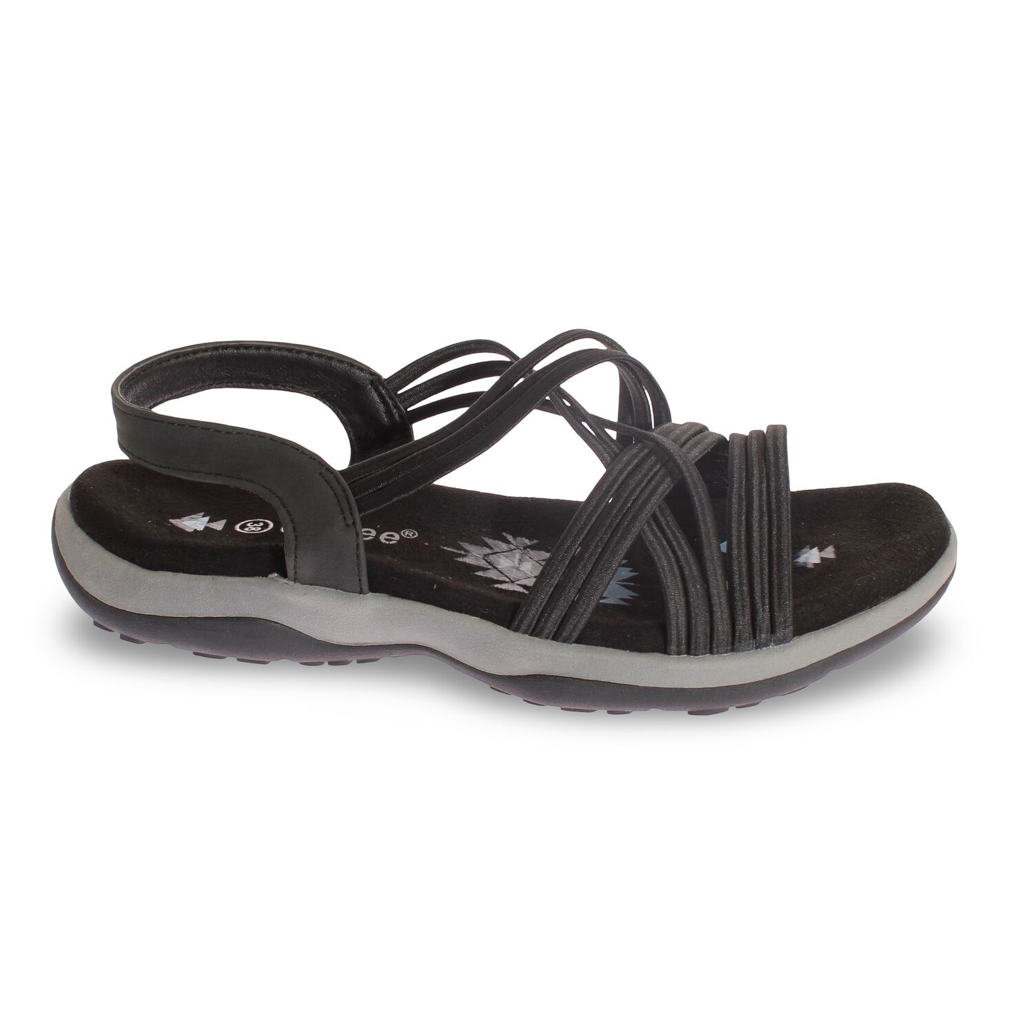 Sandalia Confort Negro V&iacute;a Franca Art. 5kd54black image number 1.0