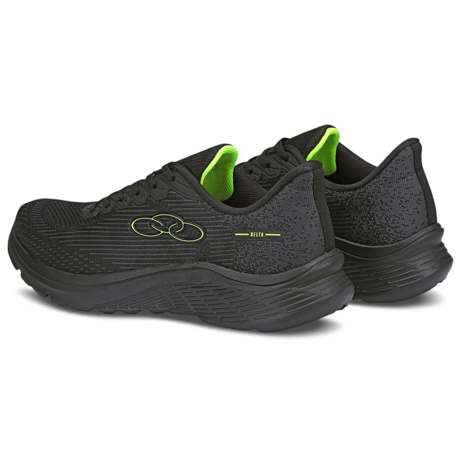 Zapatilla Hombre Delta Negro/verde Olympikus image number 3.0