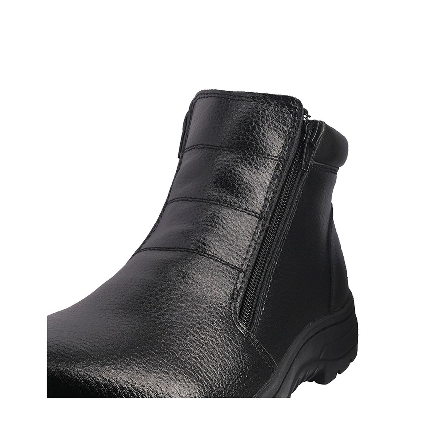 Botin De Cuero Con Chiporro Aegir Negro London Adixt image number 4.0