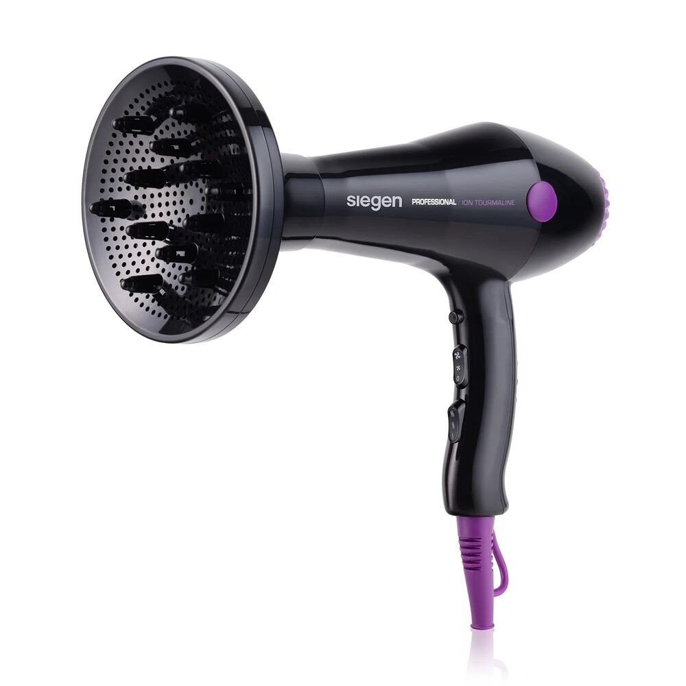Secador De Pelo Siegen Specialist Air Iones Negativos Black Sg3049 2000watts image number 1.0