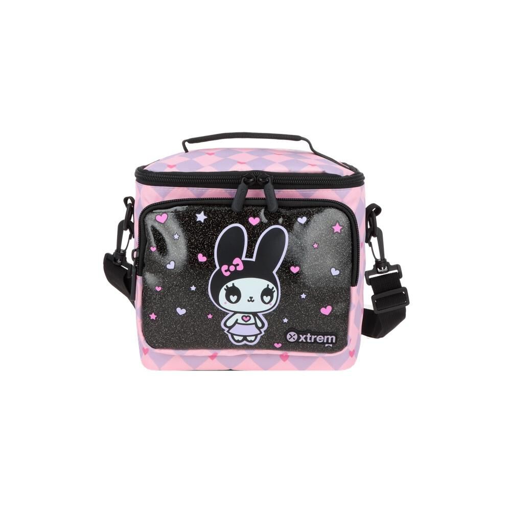 Lonchera T&eacute;rmica Xtrem Oregon 6xt Gato Negro/lila image number 0.0