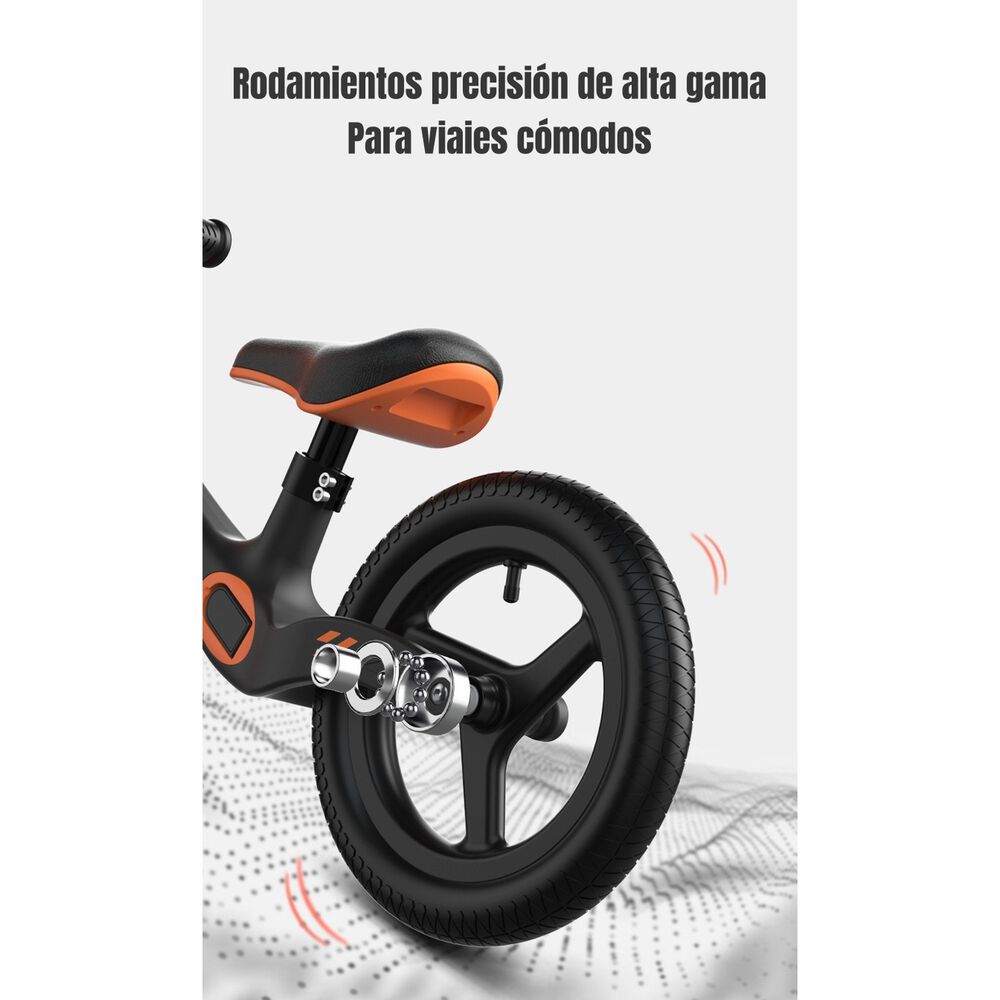 Bicicleta De Equilibrio 2-6 A&ntilde;os Aro 12 Lubabycas Naranja image number 7.0