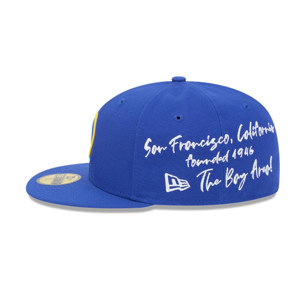 Gorra 59fifty Golden State Warriors Nba Team Verbiage Blue image number 3.0