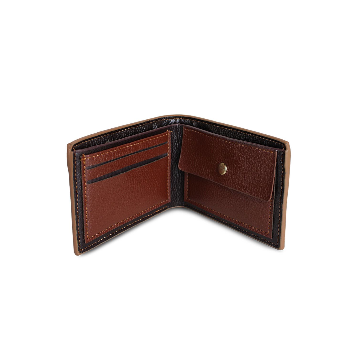 Billetera De Hombre Le&oacute;n Caf&eacute; Carven Paris image number 2.0