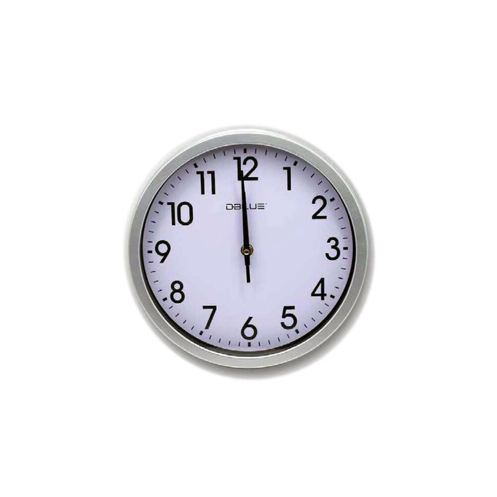 Reloj Para Pared De 10 Pulgadas Color Gris - Ps image number 0.0