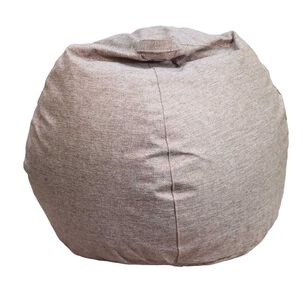Funda (sin Relleno) Pouf Pera Gris Beige Omega 100x120x120