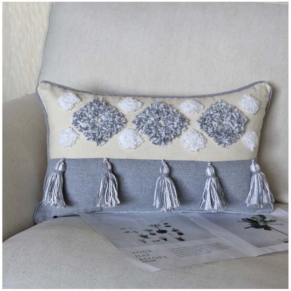Pack De Funda De Cojin Decorativa Dise&ntilde;o Boho 30x50 Cm Mod08 image number 1.0