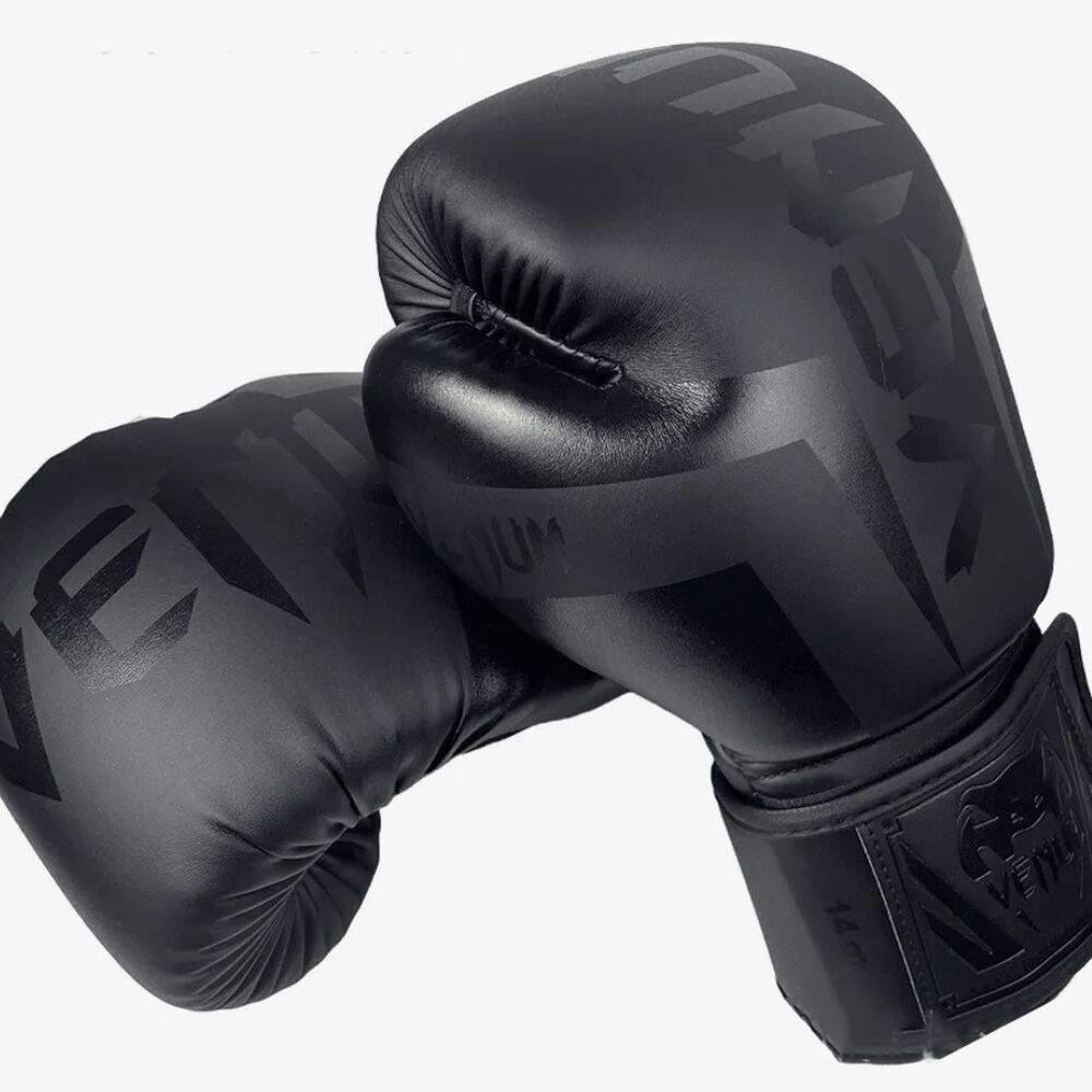 Guantes De Boxeo Profesional De Alta Calidad Negro 10oz image number 1.0