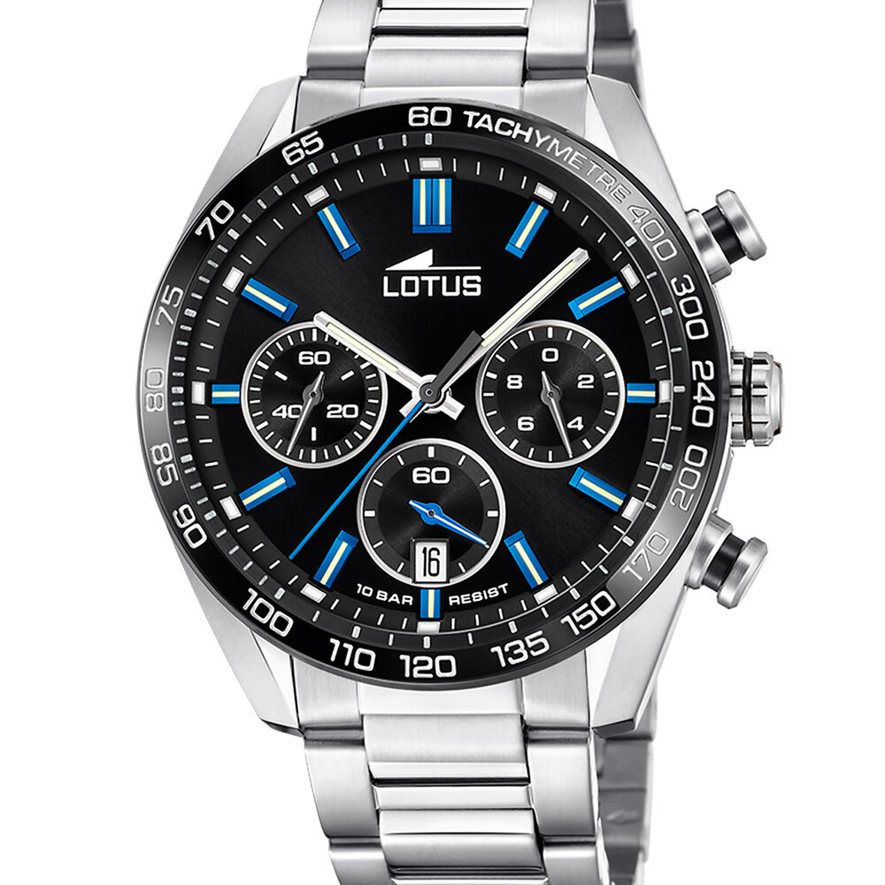 Reloj 18916/3 Lotus Negro Hombre Chrono image number 0.0