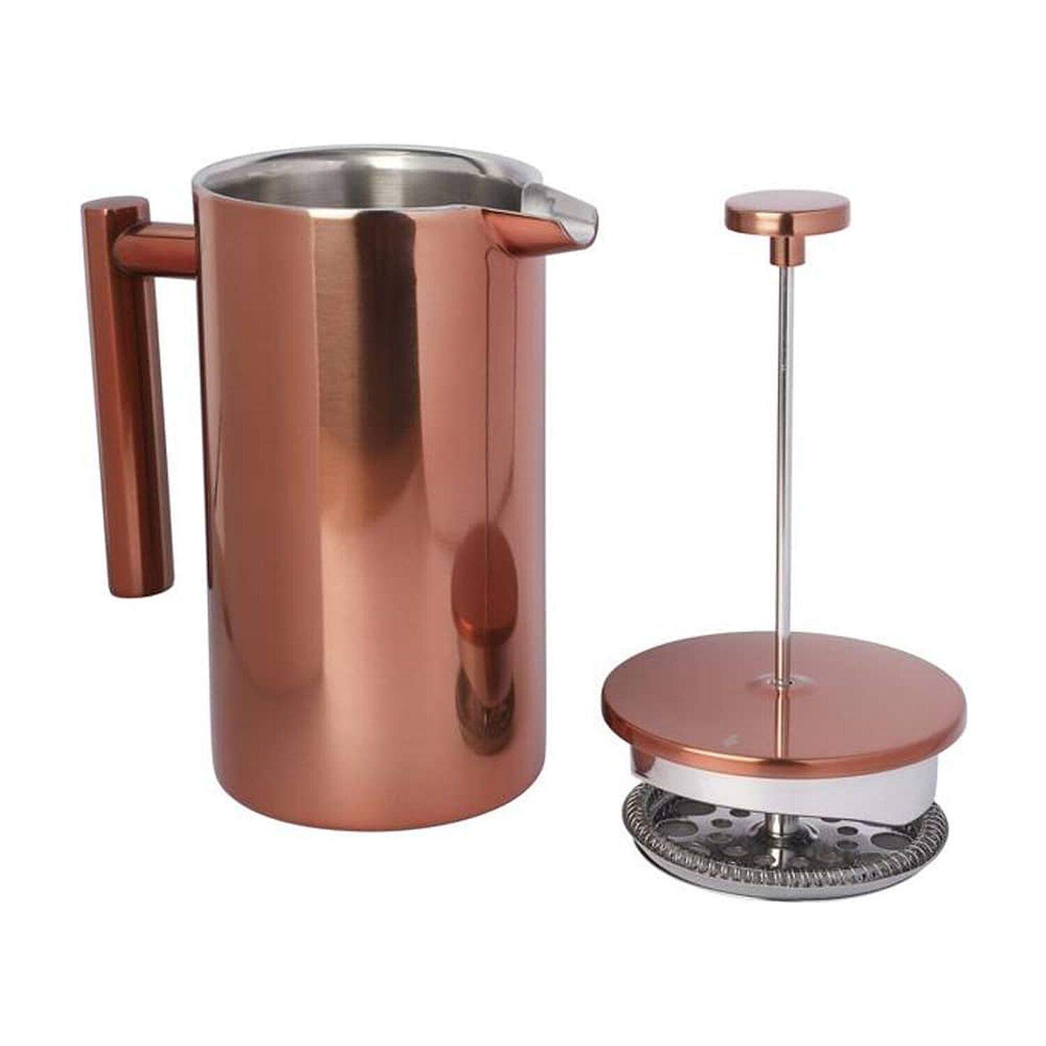 Cafetera Prensa Francesa Simple Cook Bolonia Cobre image number 1.0