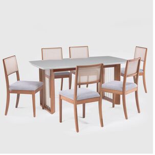 Juego De Comedor Roca Eva / 6 Sillas