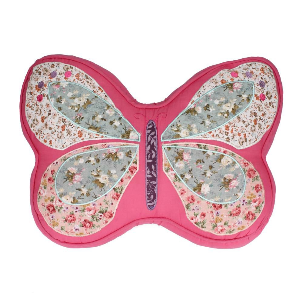 Cojín Casaideal Kids Mariposa Rosa image number 0.0